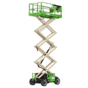 Plataforma tijera todoterreno de 14 metros