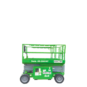 Plataforma tijera todoterreno de 8 metros