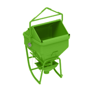 Benne a tuyau couchée